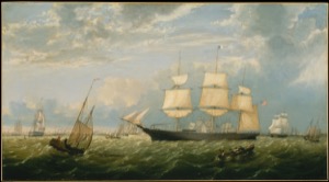 The "Golden State" Entering New York Harbor, 1854 (inv. 238)