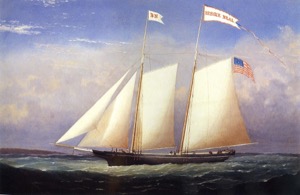 American Schooner Bessie Neal Under Full Sail, c.1853 (inv. 537)