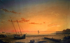 View of West Beach, Beverly, Massachusetts, Sunset, 1863 (inv. 337)