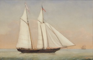 Schooner "Loo Choo" in Calm Sea, 1850 (inv. 790)