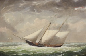 Schooner "Loo Choo" in a Stormy Sea, 1850 (inv. 791)
