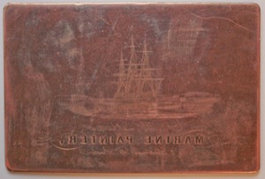 Business Card Printing Plate, c.1841 (inv. 579)