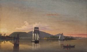 Camden Mountains from the South Entrance to Harbor, n.d. (inv. 290)