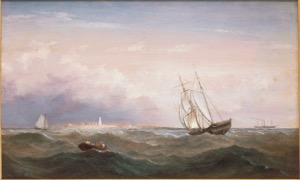 Northwesterly View of Mount Desert Rocks, 1855 (inv. 275)