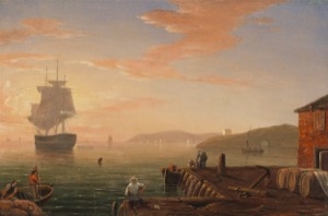 On the Wharves, Gloucester Harbor, 1847 (inv. 19)