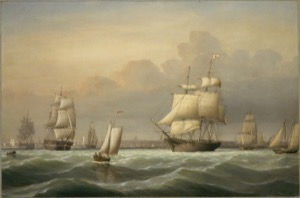 View of Boston Harbor, 1852 (inv. 392)