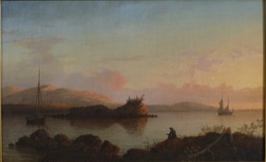 Sunrise on the Maine Coast, Mount Desert Island, 1856 (inv. 295)