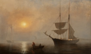 Ships in Fog, Gloucester, Massachusetts, c.1860 (inv. 293)