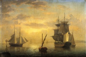 Ships off Massachusetts Coast, Late 1850 (inv. 398)