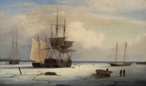 Ships in Ice off Ten Pound Island, Gloucester, 1850s (inv. 44)