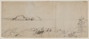 South East View of Owl's Head, from the Island, 1855 (inv. 130)
