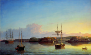 Stage Rocks and Western Shore of Gloucester Outer Harbor, 1857 (inv. 348)
