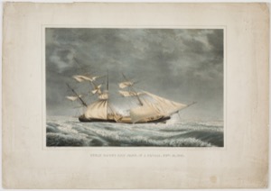Steam packet ship Mass., in a Squall, Nov. 10, 1845, n.d. (inv. 371)