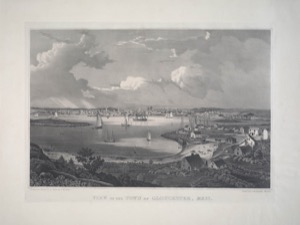 View of the Town of Gloucester, Mass., 1836 (inv. 508)