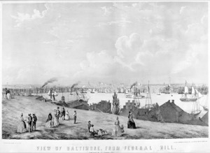 View of Baltimore, from Federal Hill, 1850 (inv. 528)