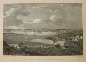 View of the Town of Gloucester, Mass., 1836 (inv. 732)