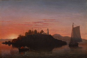 View of Camden Mountains from Penobscot Bay, c.1852 (inv. 207)