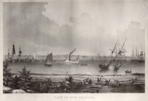 View of New Bedford from the Fort Near Fairhaven, 1845 (inv. 414)
