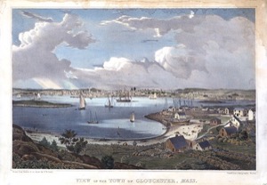 View of the Town of Gloucester, Mass., 1836 (inv. 410)