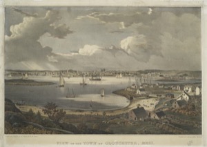 View of the Town of Gloucester, Mass., 1836 (inv. 500)