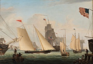 The Yacht "Northern Light" in Boston Harbor, 1845 (inv. 268)