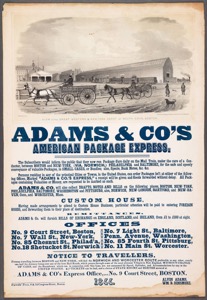 Adams & Co's American Package Express, n.d. (inv. 703)