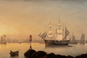 View of Gloucester Harbor, 1858 (inv. 793)