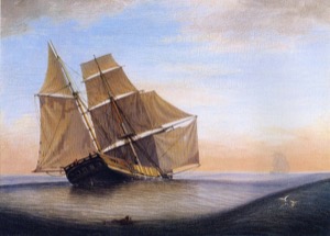 A Lumber Brig in Light Wind, n.d. (inv. 532)