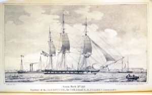 Departure of  the "Jamestown" for Cork, Ireland, 1847 (inv. 738)