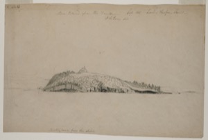 Bear Island from the South, 1855 (inv. 134)