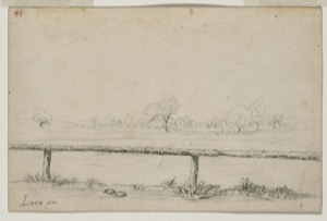 Fence with Landscape, c.1863 (inv. 120)