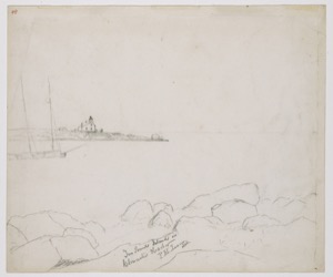 Ten Pound Island in Gloucester Harbor, 1850s (inv. 105)