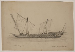 Sooloo Pirate's Proa, 1850s (inv. 195)