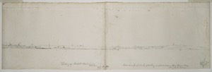 Looking up Portland Harbor, 1863 (inv. 159)