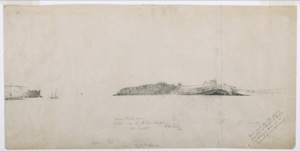 Bear Island from Western Side of N. East Harbour, 1855 (inv. 136)