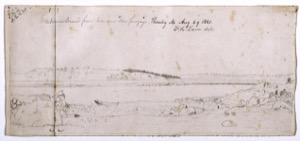 Westward View from Cove near Done Fudging, 1861 (inv. 117)