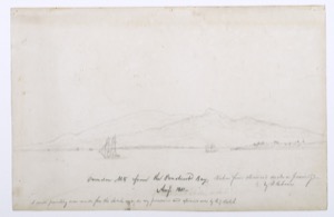 Camden Mountains from the Penobscot Bay, 1851 (inv. 175)