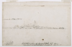 North Westerly View of Mount Desert Rock, 1852 (inv. 176)