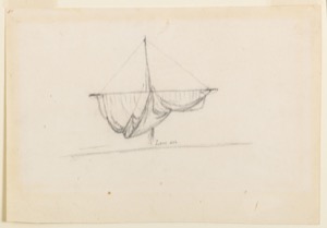 Square-rigged Topsail, 1850s (inv. 140)
