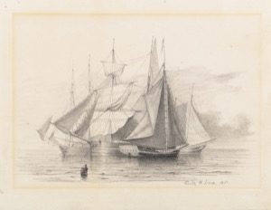 Study of Ships, 1851 (inv. 141)