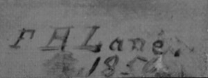 Castine, Maine, 1856 (inv. 52). Lane signature and date