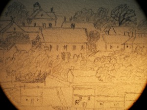 Castine from Hospital Island, 1855 (inv. 166). Infrared image
