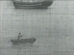 Gloucester Harbor, 1847 (inv. 23). Infrared image (detail)