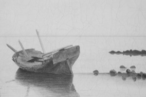 Brace's Rock, 1864 (inv. 37). Infrared image (detail)