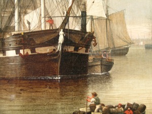 Boston Harbor, 1856 (inv. 203). Conservation photo