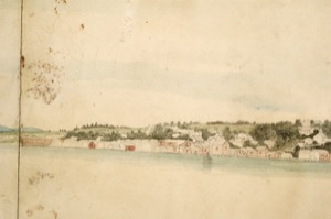 Castine Harbor and Town, 1851 (inv. 277). Detail