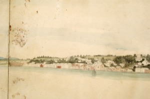 Castine Harbor and Town, 1851 (inv. 277). Detail