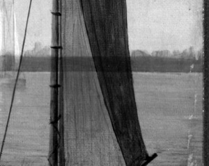 Boston Harbor, Sunset, 1850–55 (inv. 242). Infrared image (detail)
