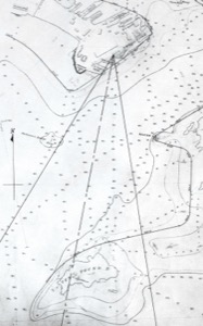 Ten Pound Island, Gloucester, 1850s (inv. 17). 1865 Gloucester Harbor Commissioners' map showing wharf limits