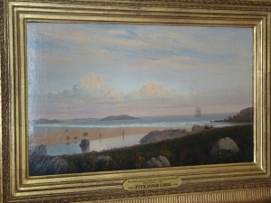 Thacher's Island Light from Good Harbor Beach, Gloucester (with Mary Blood Mellen), c.1852 (inv. 280)